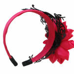 Opaska fascynator kwiat kanzashi - 