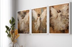 Zestaw plakatów - 3x 40x50 cm Anioły (set245)