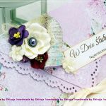 Kopertówka z okazji ślubu-hortensje w ogrodzie - 