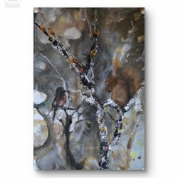 Akwarela pt. PRZYJAŹŃ 