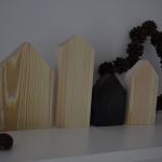 Drewniane domki zestaw VI - 