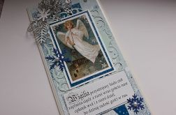 Kartka BN z aniołem