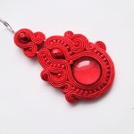 Red Circle kolczyki sutasz - 