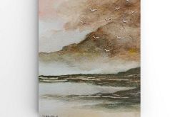 Pejzaż 43-akwarela A5.