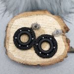 „LINDA” kolczyki szydełkowe - „LINDA” kolczyki szydełkowe