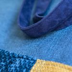 Kolorowa patchworkowa torba na ramię z kieszeniami - 