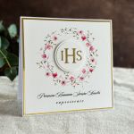 Ręcznie robione zaproszenia komunijne, 58A - Ręcznie robione zaproszenia komunijne