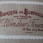 Poduszki w stylu vintage "Fabrique de Serrurerie" - 