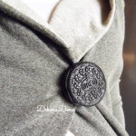 Ciasteczkowy potwór Oreo broszka - 