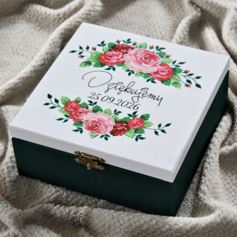 Pudełko na podziękowanie Ślub Komunia Chrzest