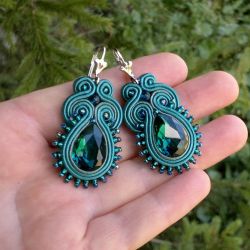 Kolczyki sutasz Teal Kolczyki sutasz Teal