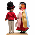 Lalki Ludowe w Strojach Kurpiowskich Kurpie - Tył