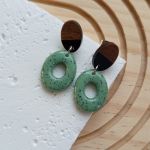 "Inet II" - kolczyki z gliny polimerowej. - wygodne