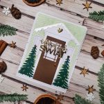Kartka świąteczna - drzwi 6 - Widok z góry