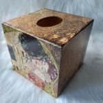 komplet: chustecznik i szkatułka (G. Klimt) - chustecznik