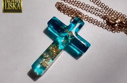 Cross V - wisiorek z żywicy