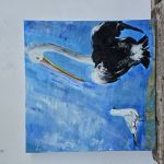 Nasze Randez-Vous,  obraz akrylowy na płótnie 50x50x2 cm - 