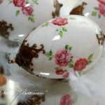 Pisanka "Porcelanowa róża" - 