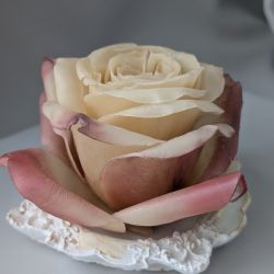 Świeca dekoracyjna róża 