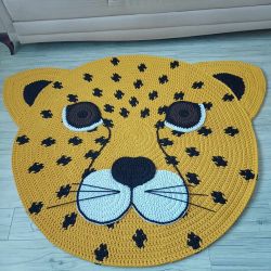Dywan gepard ze sznurka bawełnianego 140cm 