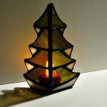Lampion "Magia Świąt" - efekt podświetlenia choineczki