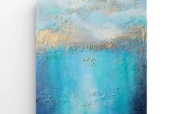 Abstrakcja ze złotem-obraz akrylowy formatu 70/50 cm