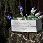 Skrzynka z Prowansji biała - skrzynka na kwiaty