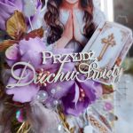Kartka komunijna dla dziewczynki - Zbliżenie na napis