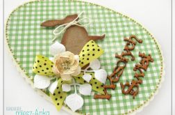 JAJKO - kartka wielkanocna z zającem 4