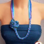 Romantyczno industrialna bransoletka - 