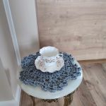 Podkładka ze sznurka bawełnianego 32cm  - Podkładka okrągła