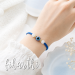 Bransoletka „Oko Nazara” BON2605 - bransoletka z jadeitem