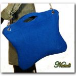 Oryginalna, uniwersalna niebieska torba - 