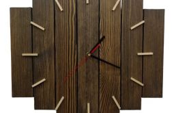 Zegar ścienny drewniany duży