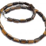 Naszyjnik męski tygrysie oko tok01 - 