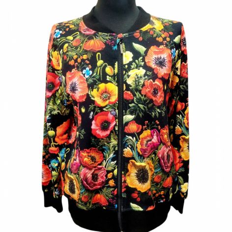 Bomberka damska ciemne maki