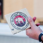 Eko portfel męski z worka po cemencie - handmade Kambodża - 