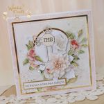 Kartka pamiątka I Komunii "RoseWine1" GOTOWA - 