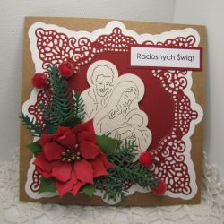 Kartka na Boże Narodzenie w pudełku 08