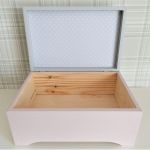Pudełko na skarby bez przegródek- Ps20 - drewniany kuferek