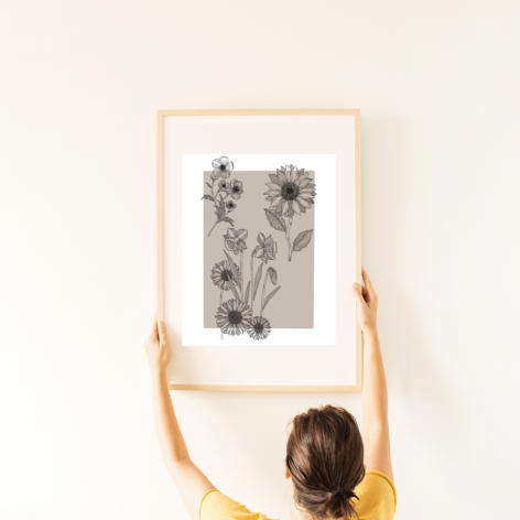 Plakat Sunflower 50x70cm