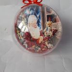 Bombki akrylowe 12 cm z dowolnym zdjęciem - 
