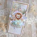 Kartka urodzinowa prezent "LittleLion"GOTOWA - 