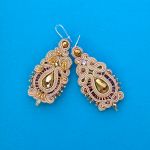 Kolczyki soutache Złote - 
