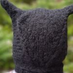 Czapka Czarny kotek 36/38 - uczy kota