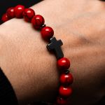 Męska bransoletka RED FAITH - bo tak! - 