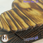 Świecznik drewniany świerk Shou Sugi Ban natura, Romy No. 15 - 