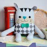 Kotek Tulikotek - Maksiu - 40 cm - Świetna propozycja na roczek lub urodziny chłopczyka