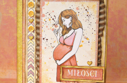 Kartka dla kobiety w ciąży