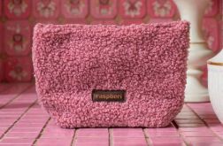 Różowa kosmetyczka MAXI baranek